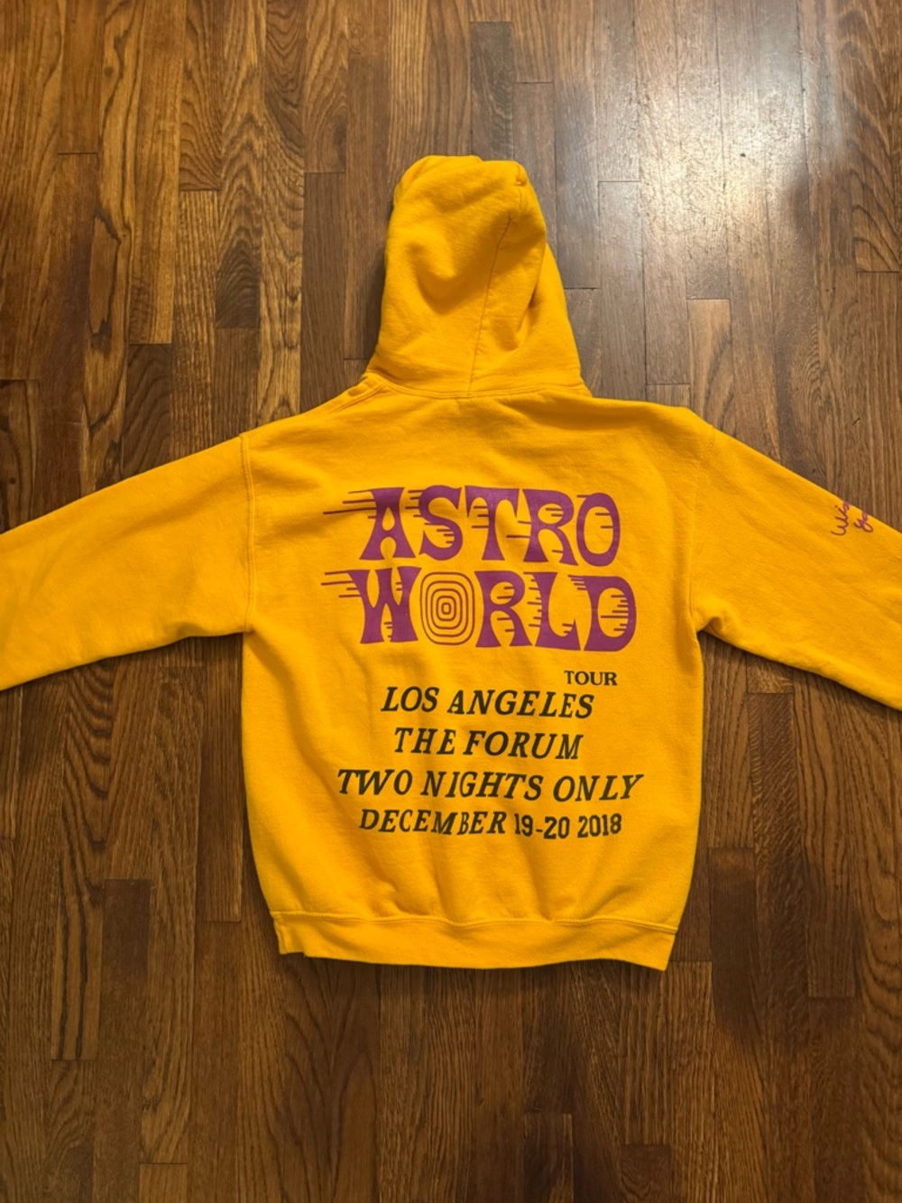 Travis Scott astroworld 2018 hoodie size small